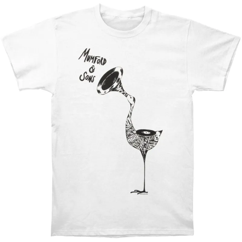 Record Bird Slim Fit T-shirt sold by Rockabilia