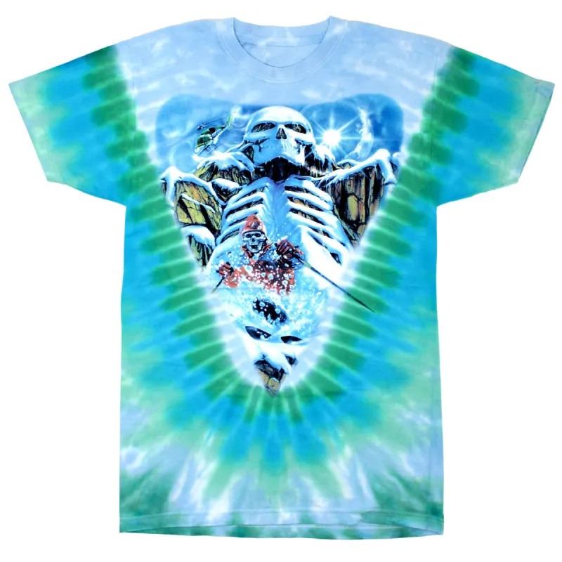 Heliskier Tie Dye T-shirt sold by Rockabilia