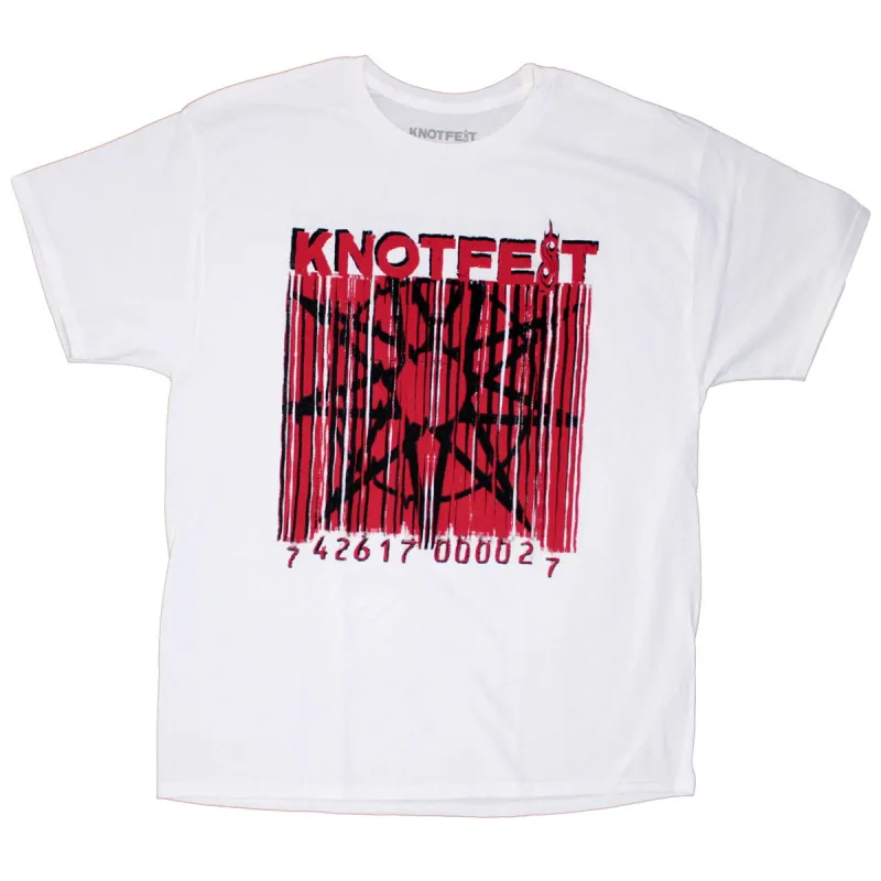 Knotfest Barcode Glitch Roadshow Tour T-shirt made by Rockabilia