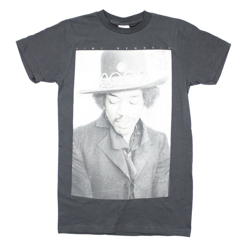 Boxed Jimi Hendrix Photo Under Logo T-shirt sold by Rockabilia