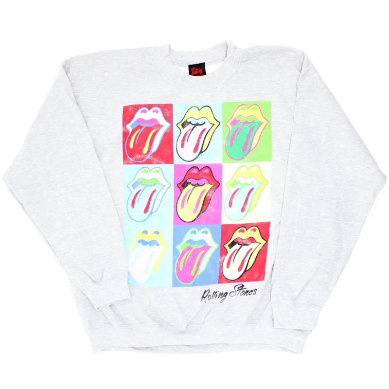 Warhol Tongues Crew Neck Fleece Sweatshirt sold by Rockabilia
