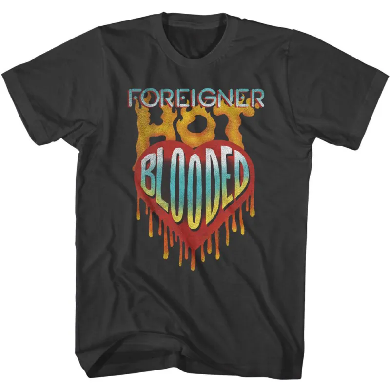 Foreigner Hot Blooded T-shirt sold by Rockabilia