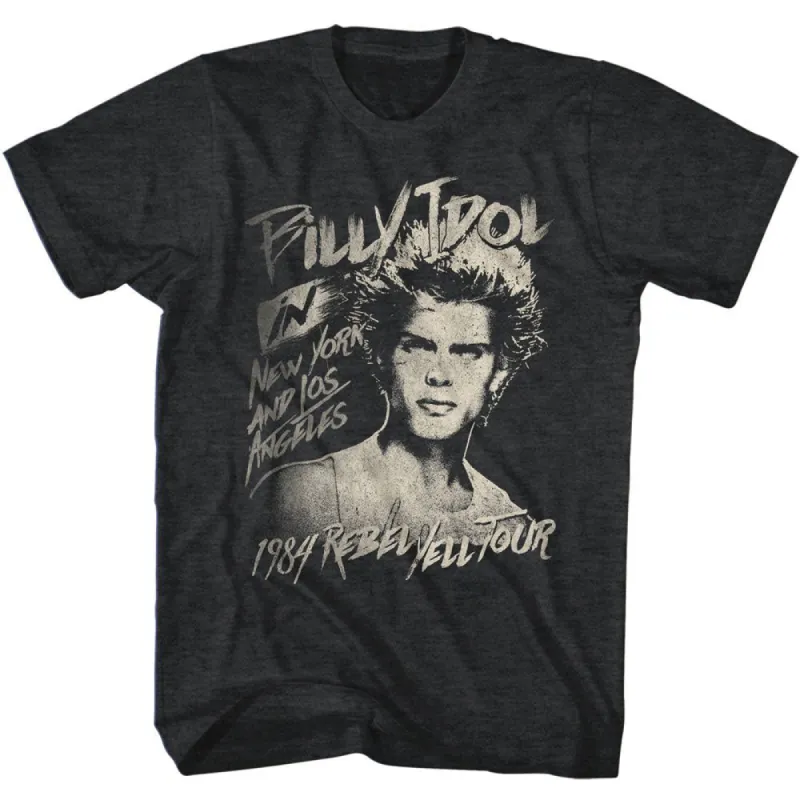Billy Idol 84 Rebel Yell Tour T-shirt sold by Rockabilia