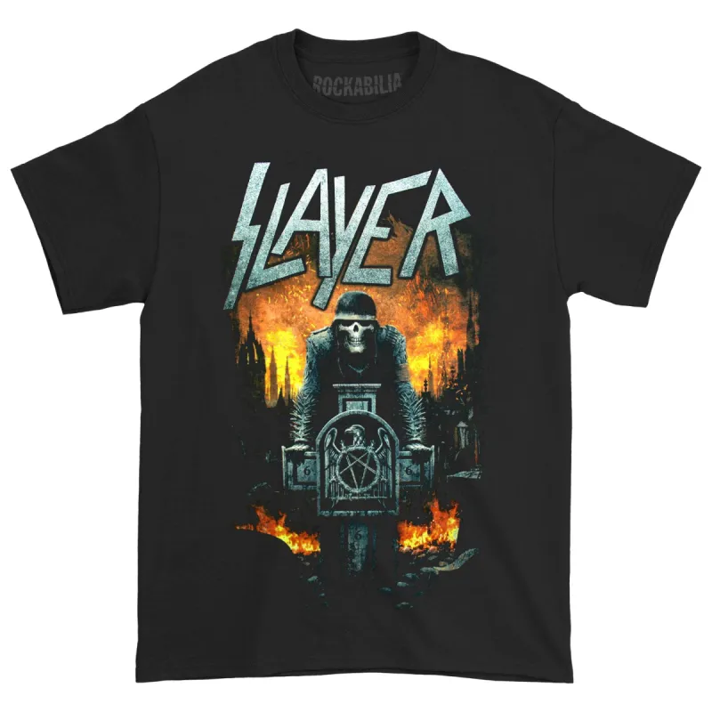 Slaytanic Grave Digger 2018 N.A. Tour Tee T-shirt sold by Rockabilia