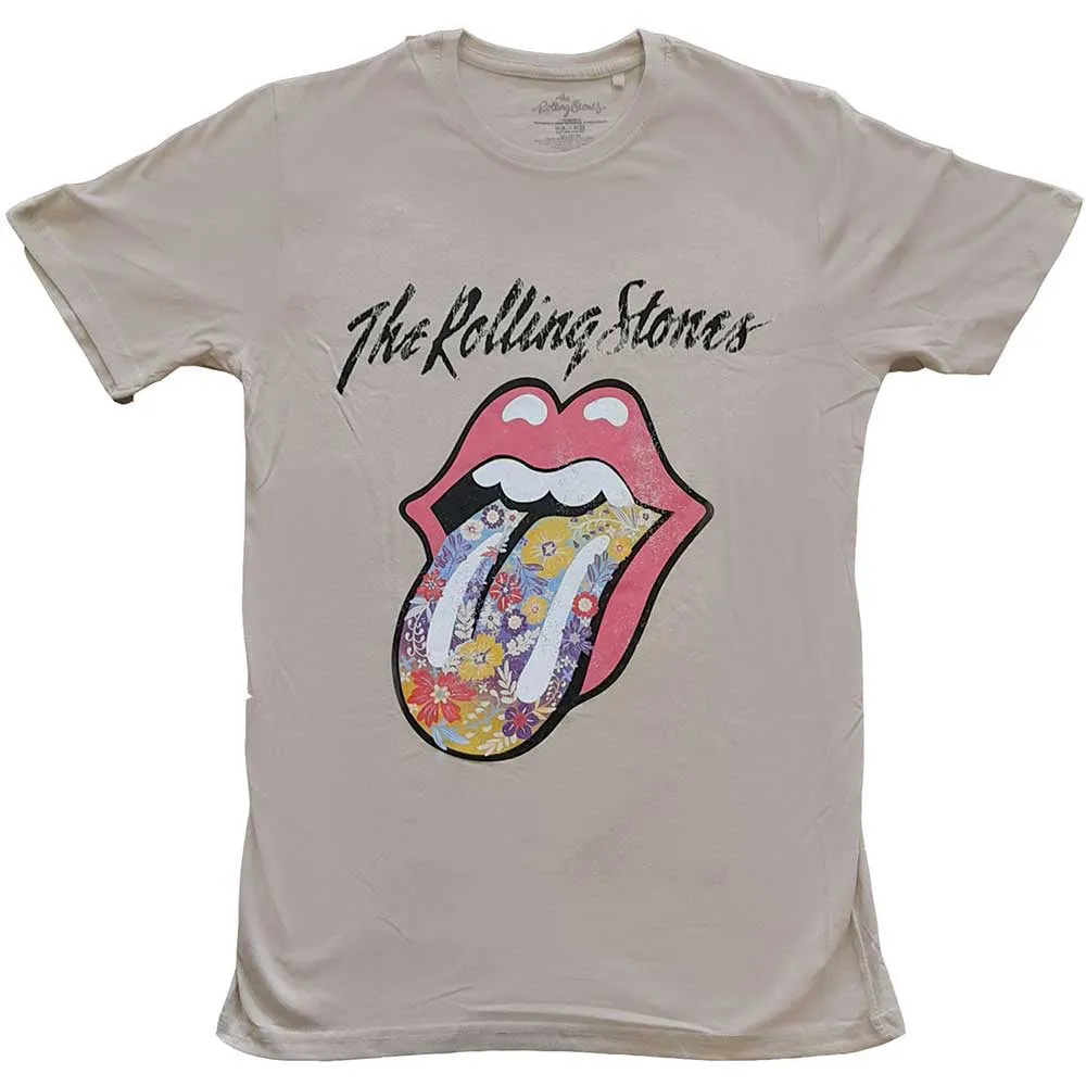 Flowers Tongue T-shirt sold by Rockabilia