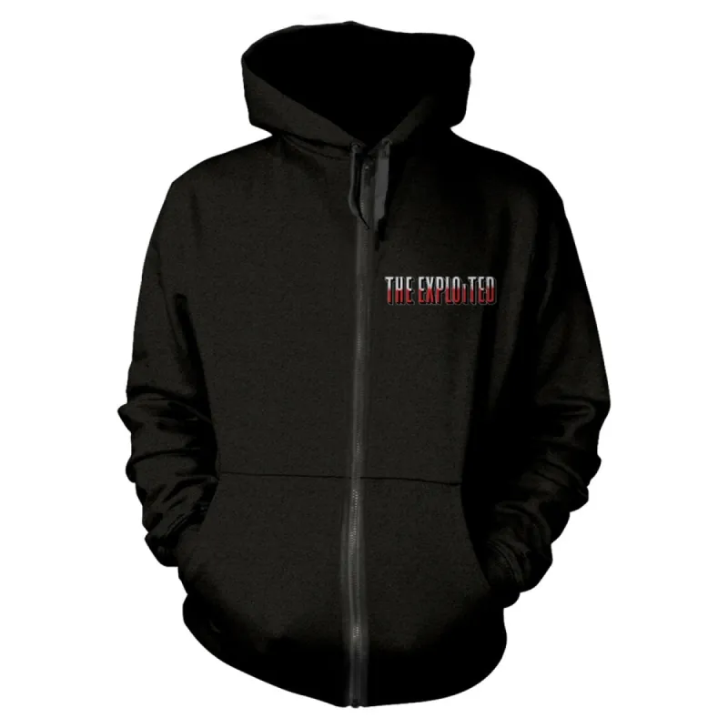 Barmy Army (black) Zippered Hooded Sweatshirt sold by Rockabilia