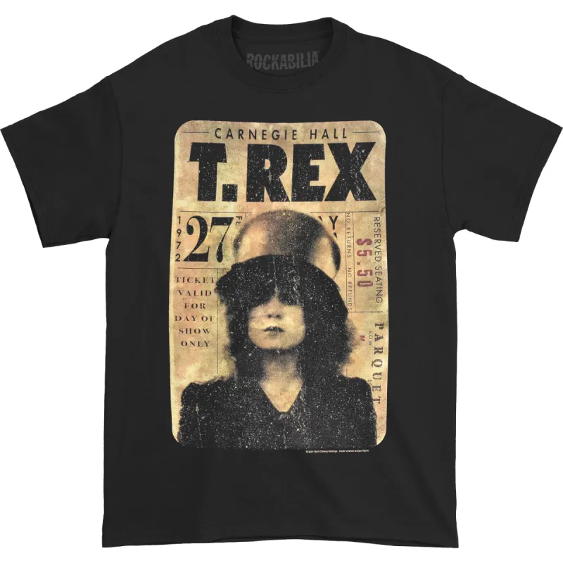 Concert Ticket Slim Fit T-shirt sold by Rockabilia