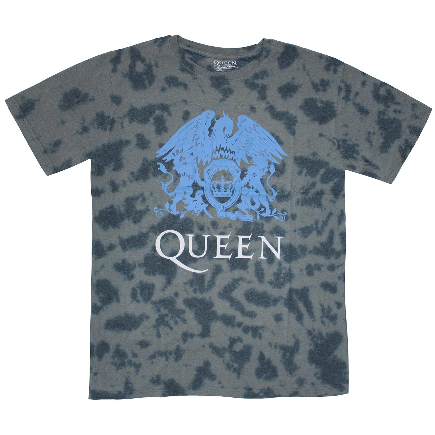 Blue Crest (Dip-Dye) Tie Dye T-shirt sold by Rockabilia