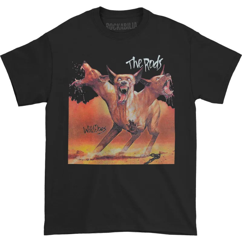 Wild Dogs Black T-shirt sold by Rockabilia