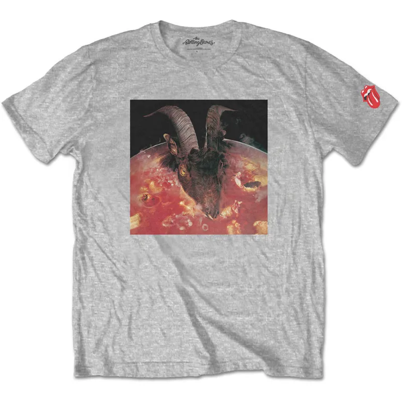 Goats Head Soup (Sleeve Print) Slim Fit T-shirt sold by Rockabilia