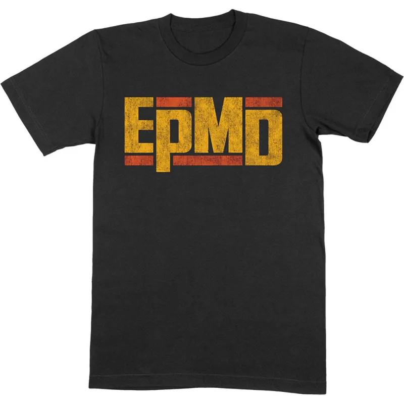 Distressed Classic Logo Slim Fit T-shirt sold by Rockabilia