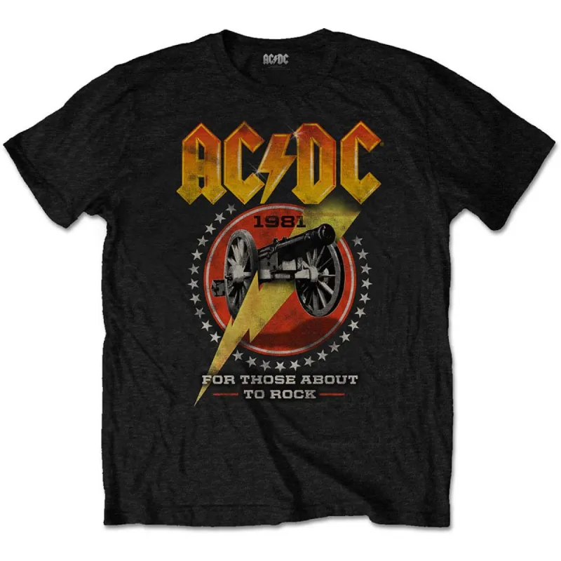 For Those About To Rock 81 Slim Fit T-shirt sold by Rockabilia
