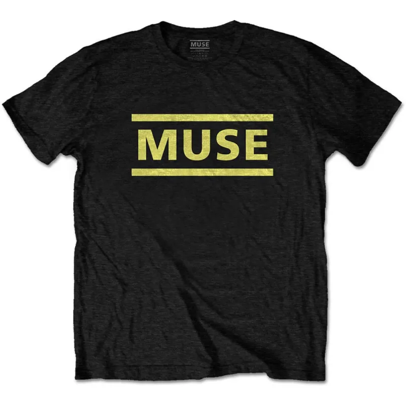 Yellow Logo Slim Fit T-shirt sold by Rockabilia