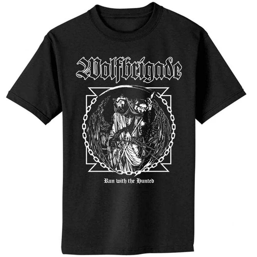 Run With the Hunted Cover Shirt Slim Fit T-shirt sold by Rockabilia