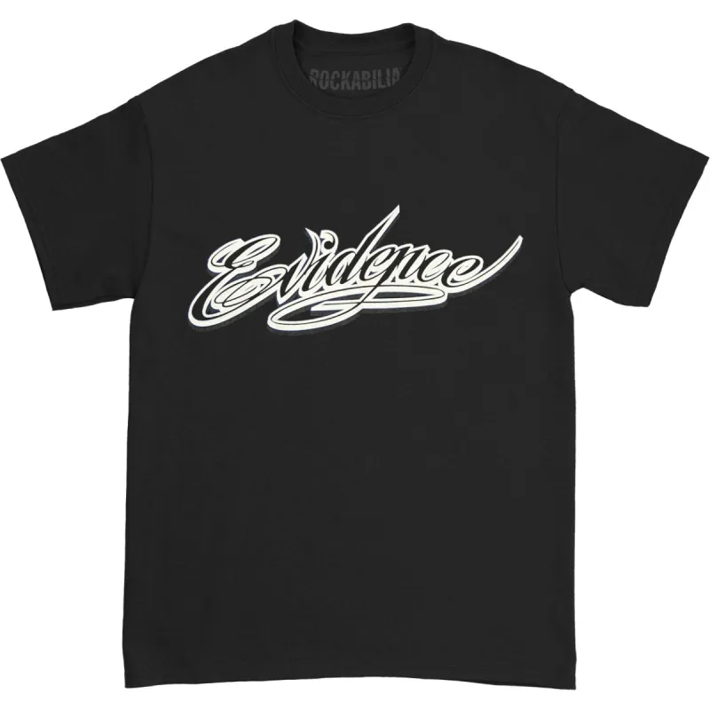 Script T-shirt sold by Rockabilia