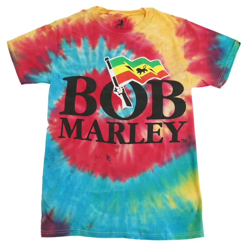 Logo Tie Dye Tie Dye T-shirt sold by Rockabilia