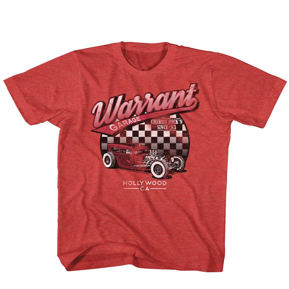 Warrant Garage Youth T-shirt sold by Rockabilia
