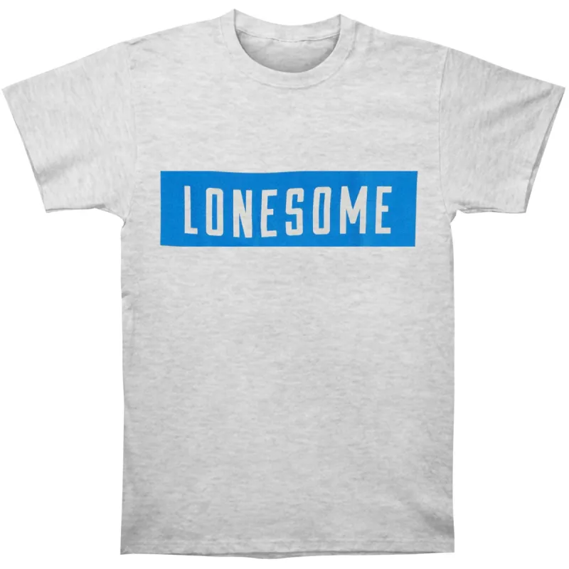 Lonesome Block Text T-shirt made by Rockabilia