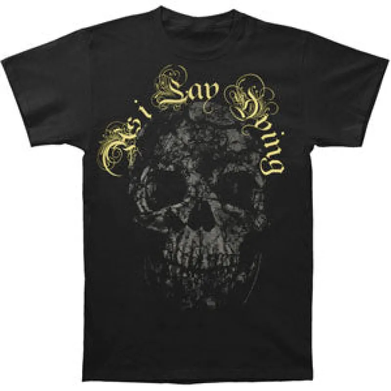 Cracked Skull Slim Fit T-shirt sold by Rockabilia