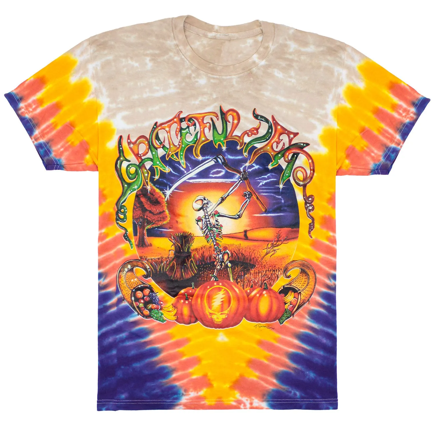 Harvester Tie Dye T-shirt sold by Rockabilia