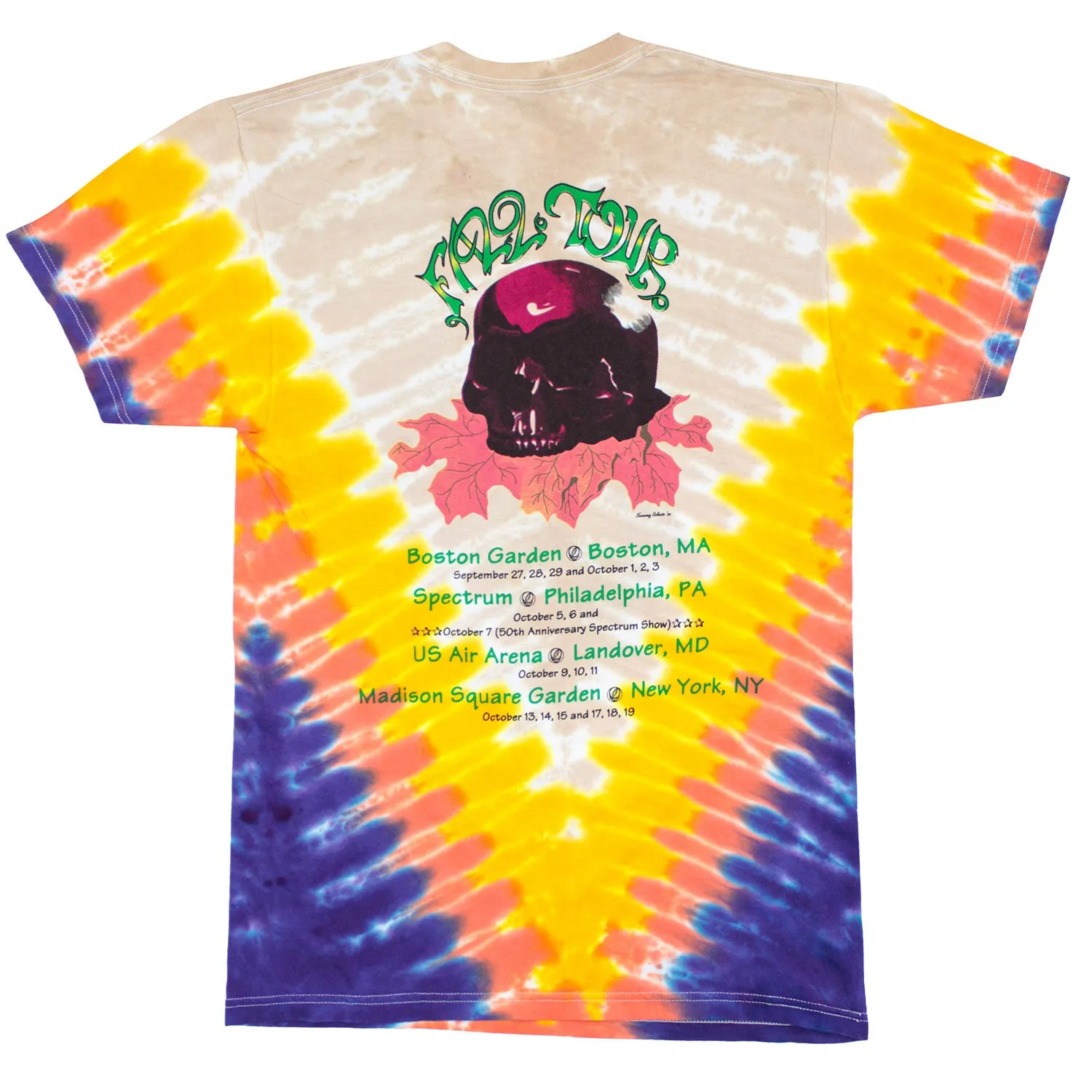 Harvester Tie Dye T-shirt sold by Rockabilia product image thumbnail 2