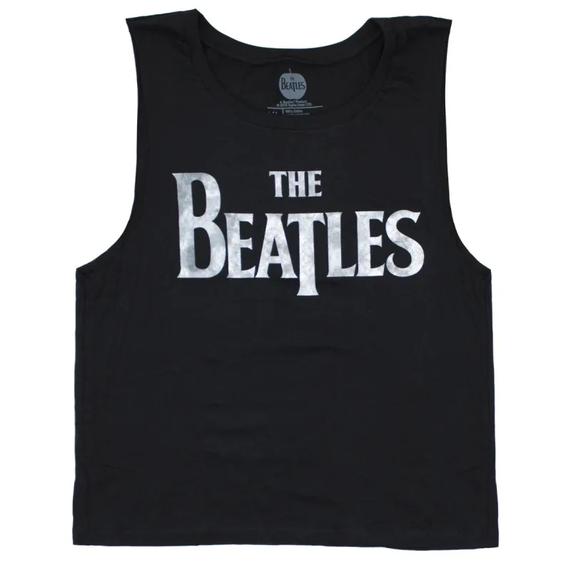 Vintage Distressed Logo Muscle Tank Womens Tank sold by Rockabilia