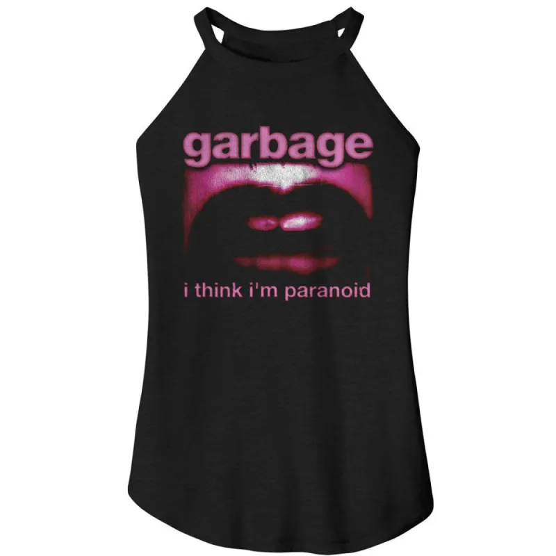 Garbage Paranoid Mouth Womens Tank sold by Rockabilia