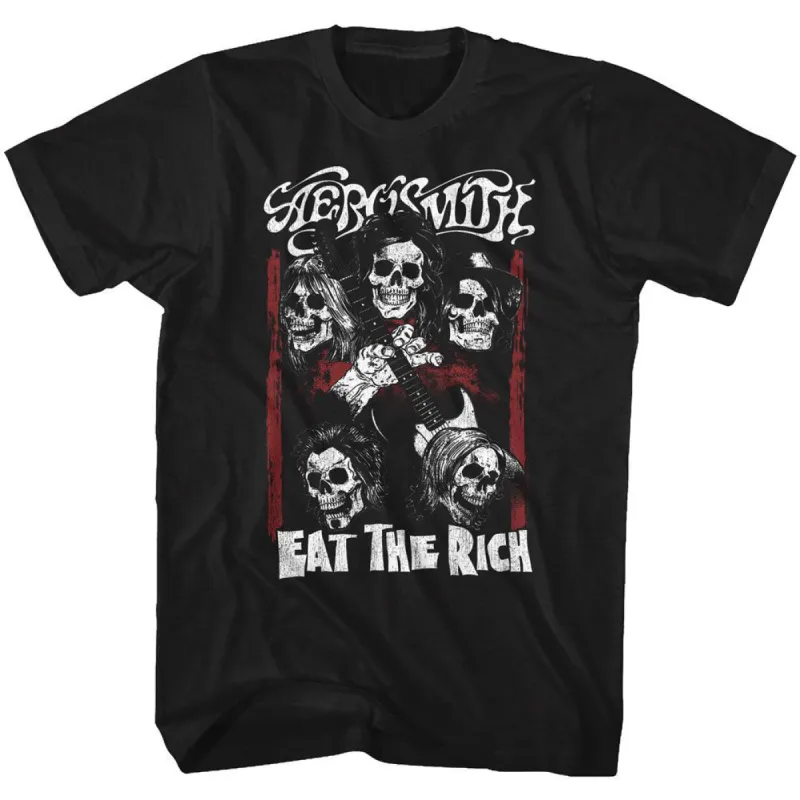 Eat The Rich Skull T-shirt sold by Rockabilia