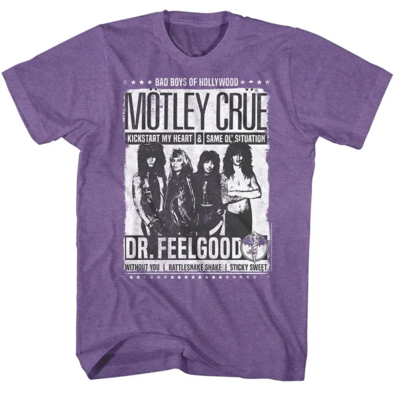 Motley Crue Dr Feelgood Songs T-shirt sold by Rockabilia