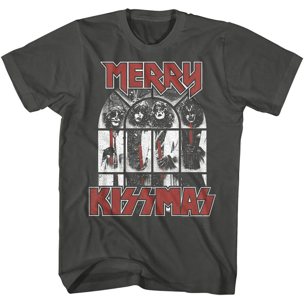 Kiss Snowy Kissmas T-shirt sold by Rockabilia