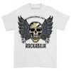 Skull Wings 1987 White T-shirt sold by Rockabilia