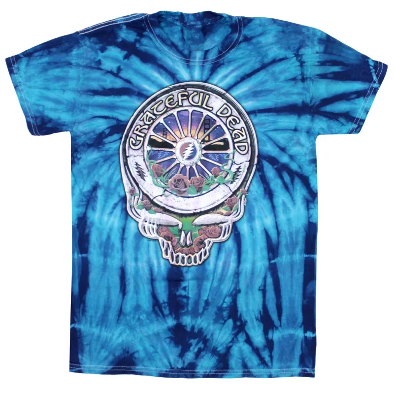 Stone Stealie Tie Dye T-shirt sold by Rockabilia