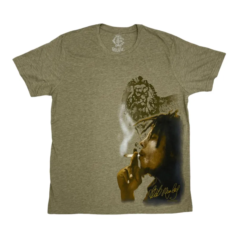 Side Smoke Heather T-shirt sold by Rockabilia