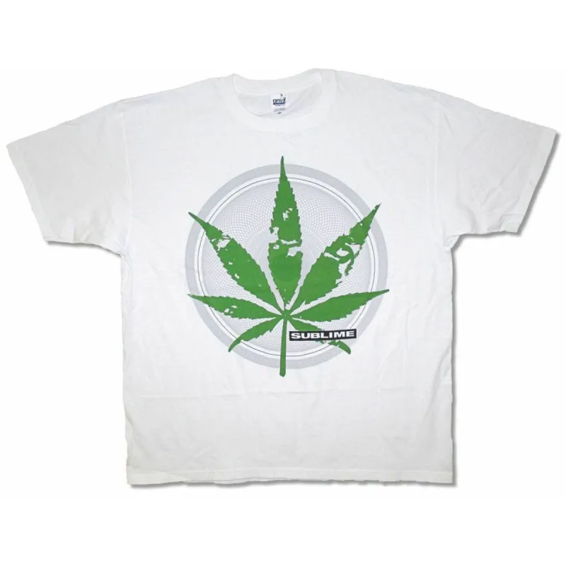 Giant Pot Leaf 420 Marijuana T-shirt sold by Rockabilia