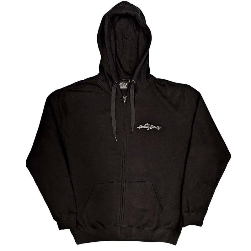 Logo & Tongue Zippered Hooded Sweatshirt sold by Rockabilia