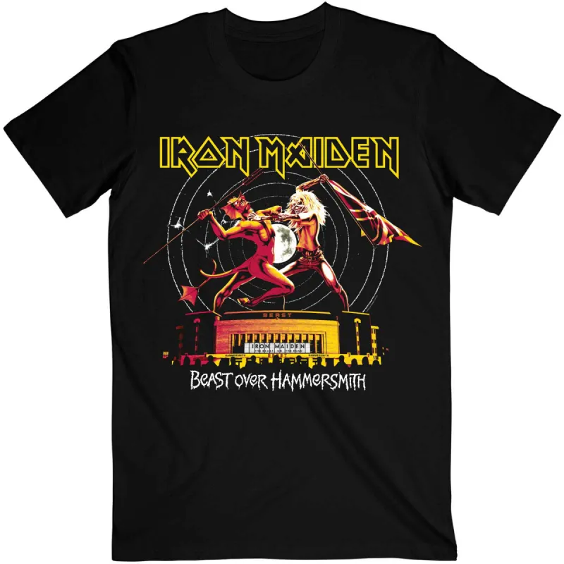 Beast Over Hammersmith Eddie & Devil Tonal T-shirt sold by Rockabilia