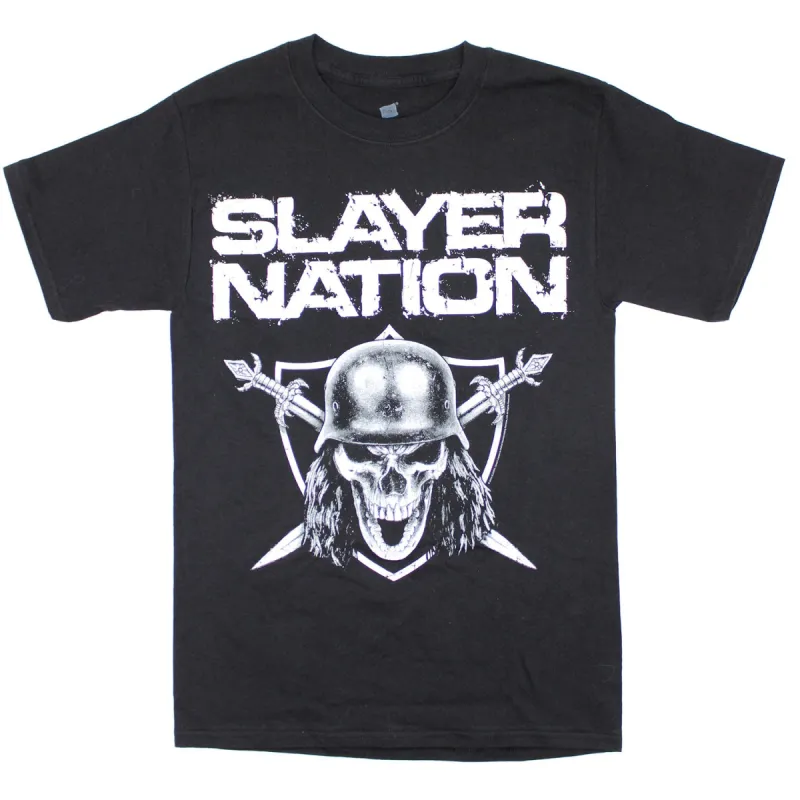 Slayer Nation World Domination 2014 T-shirt sold by Rockabilia