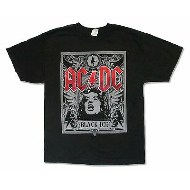 Black Ice Album Images T-shirt sold by Rockabilia