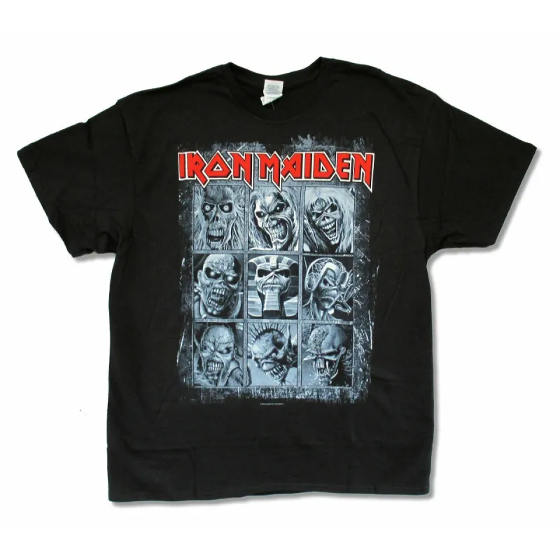9 Faces Of Ed Album Covers T-shirt sold by Rockabilia