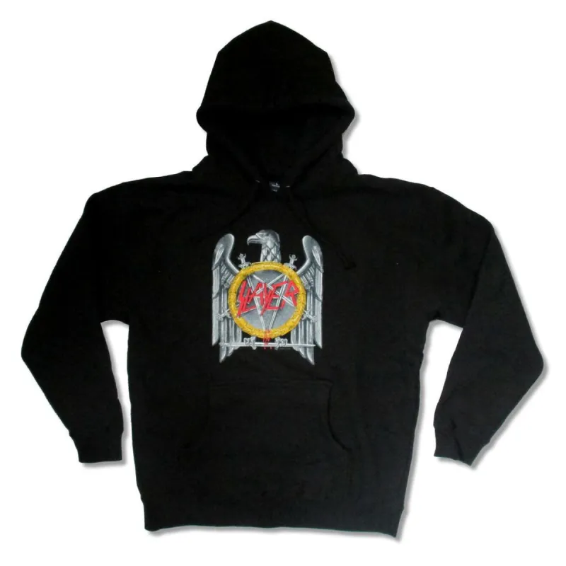 Silver Eagle Pullover Hoodie Hooded Sweatshirt sold by Rockabilia