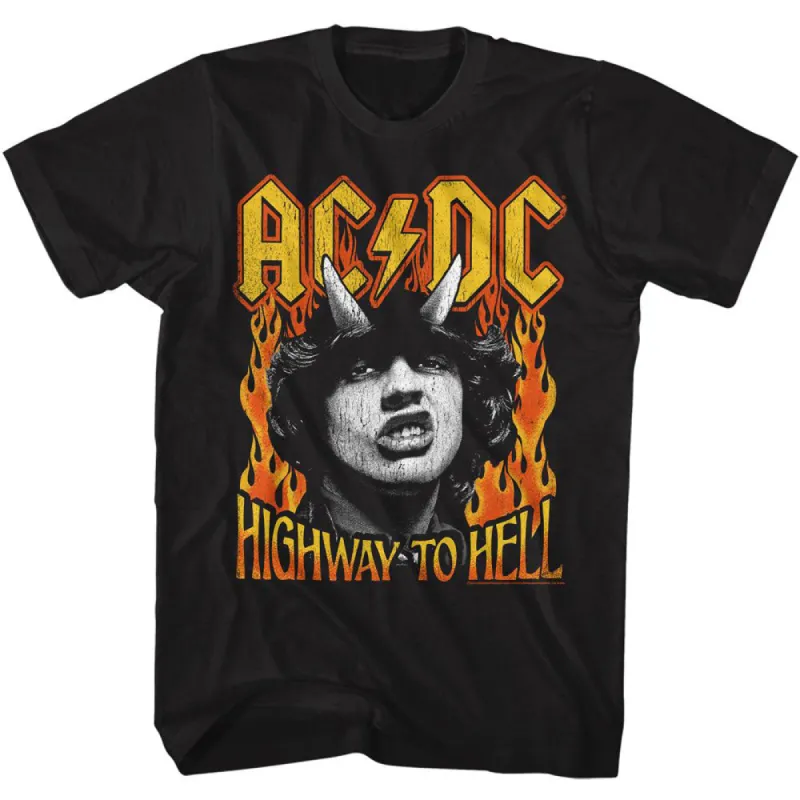 AC/DC Highway To Hell Fire T-shirt sold by Rockabilia