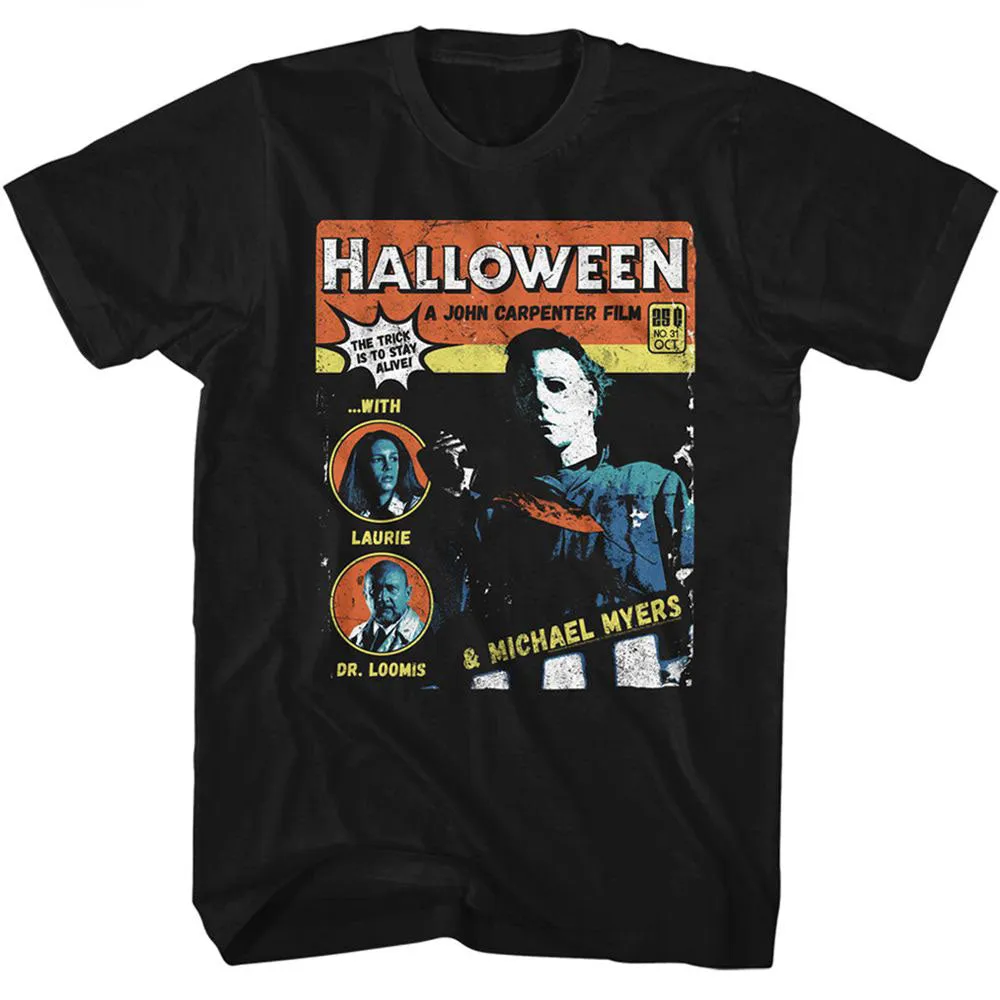 Halloween Comic T-shirt sold by Rockabilia