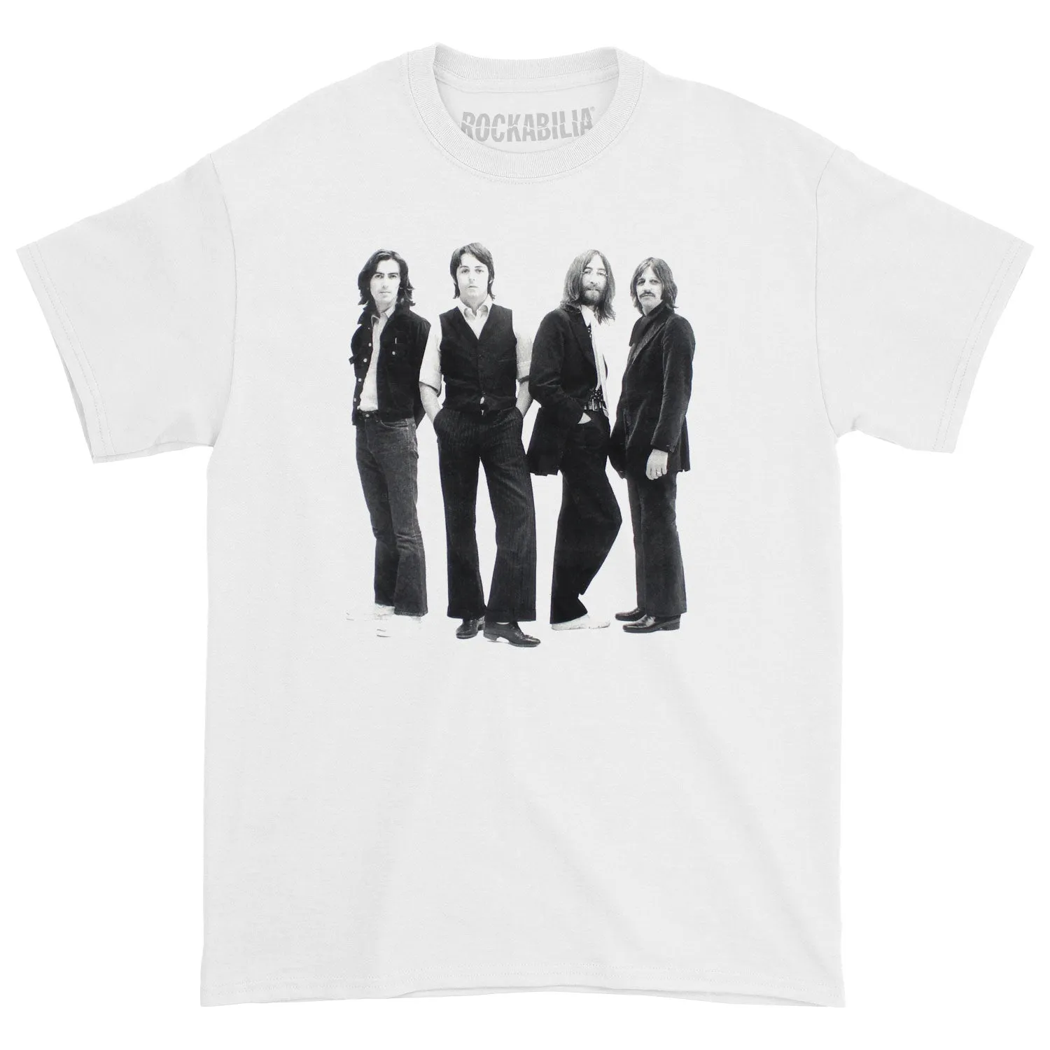 Black & White Group Posed Standing Photo T-shirt sold by Rockabilia