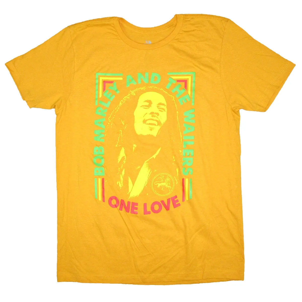 Yellow Face on Gold Tee T-shirt sold by Rockabilia