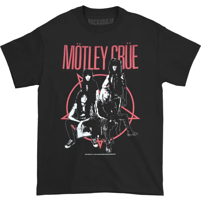 Represent x Mötley Crüe Initial T-Shirt - Off Black | Parallel