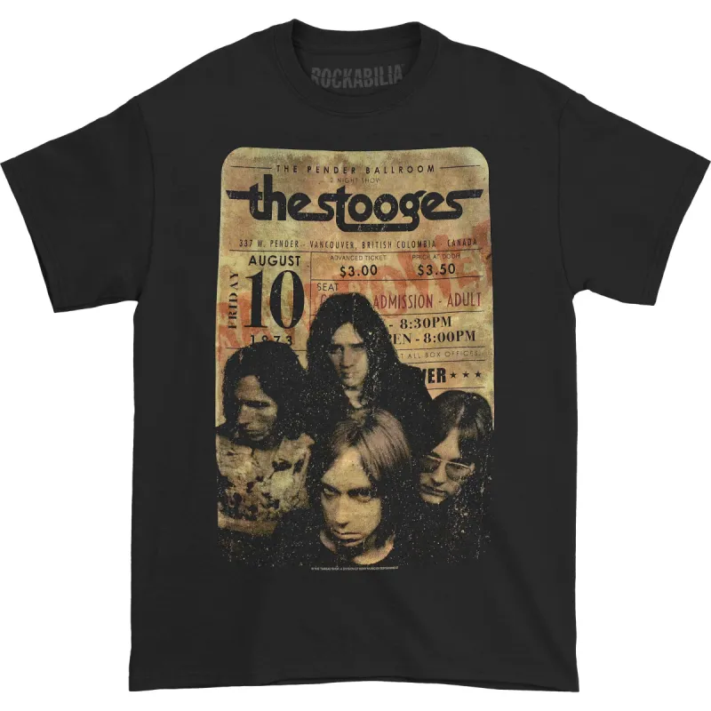 Concert Ticket Slim Fit T-shirt sold by Rockabilia