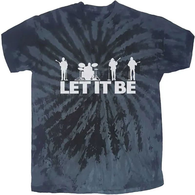 Let It Be Silhouette (Dip-Dye) Tie Dye T-shirt sold by Rockabilia