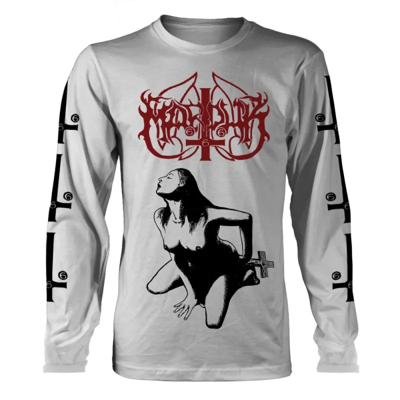 Fuck Me Jesus (white) Long Sleeve sold by Rockabilia