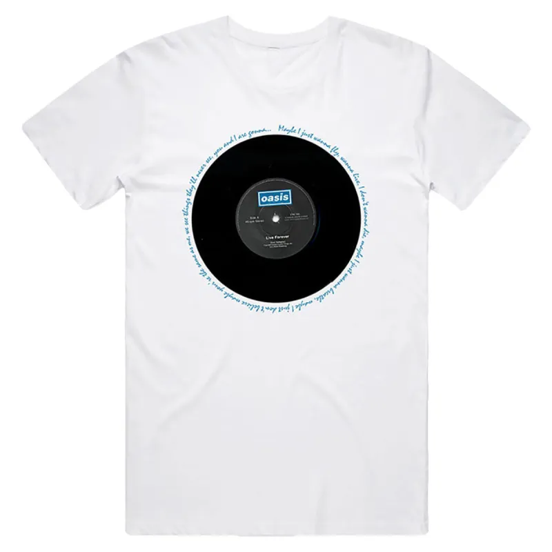 Live Forever Single Slim Fit T-shirt sold by Rockabilia