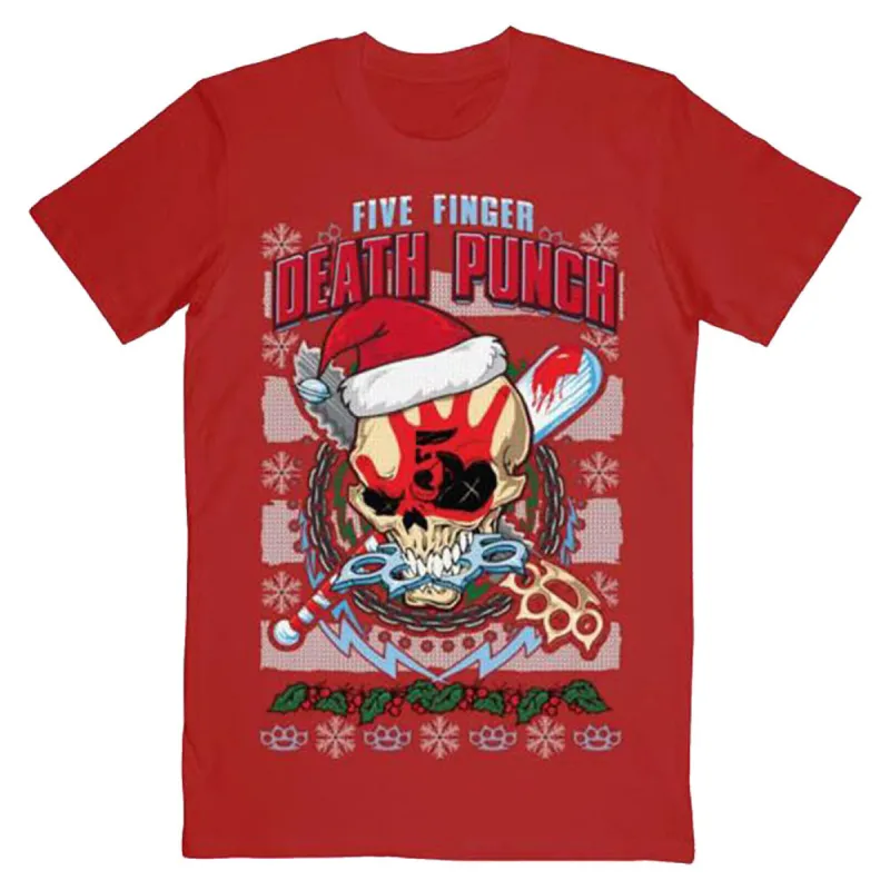 Zombie Kill Xmas Slim Fit T-shirt sold by Rockabilia